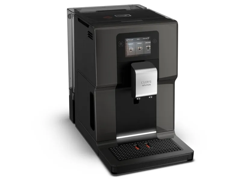 [OUTLET] - Krups Intuition Preference EA872B10 - Automatisk kaffemaskine med mælkeskummer - 15 bar - antracit