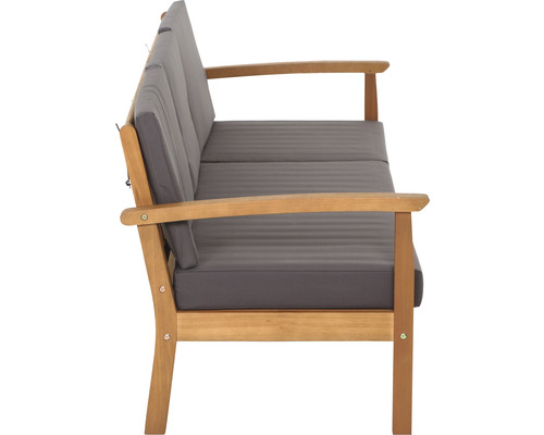 Tavira houten loungeset, 4-delig, grijs