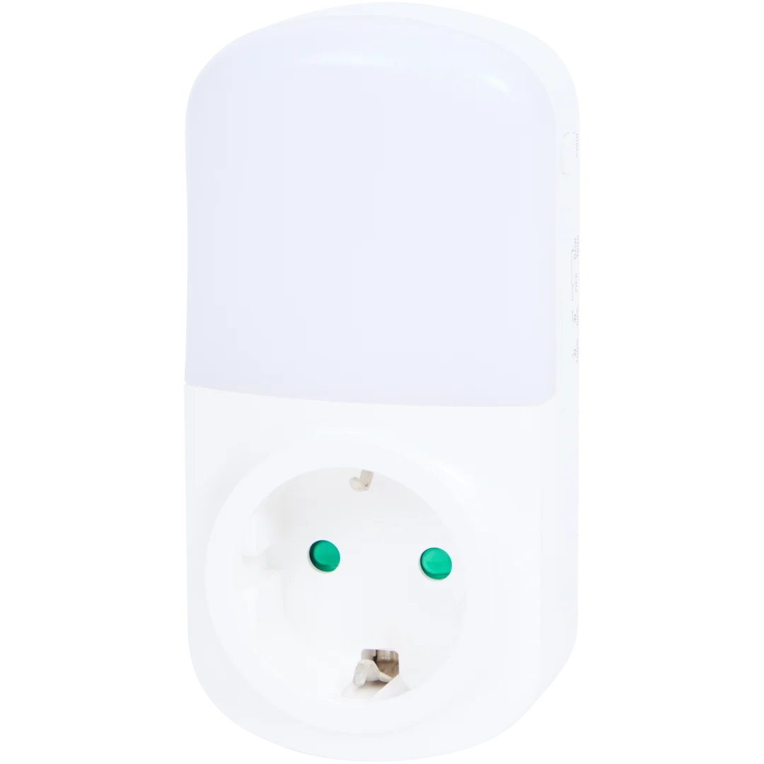 Stekker adapter met nachtlamp 20 lumen