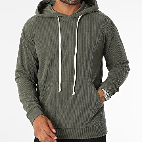 Sweat Capuche Vert Kaki
