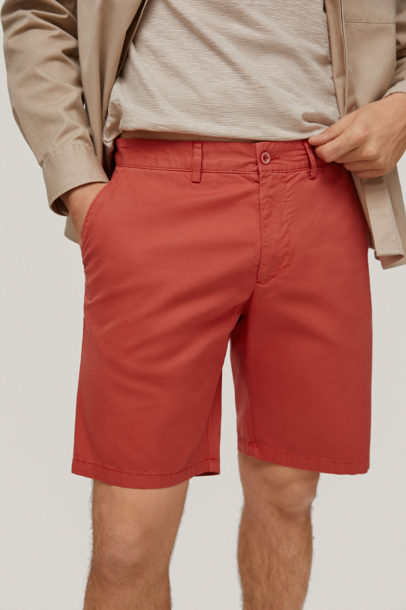 Bermuda Chino Premium Flex - Coral
