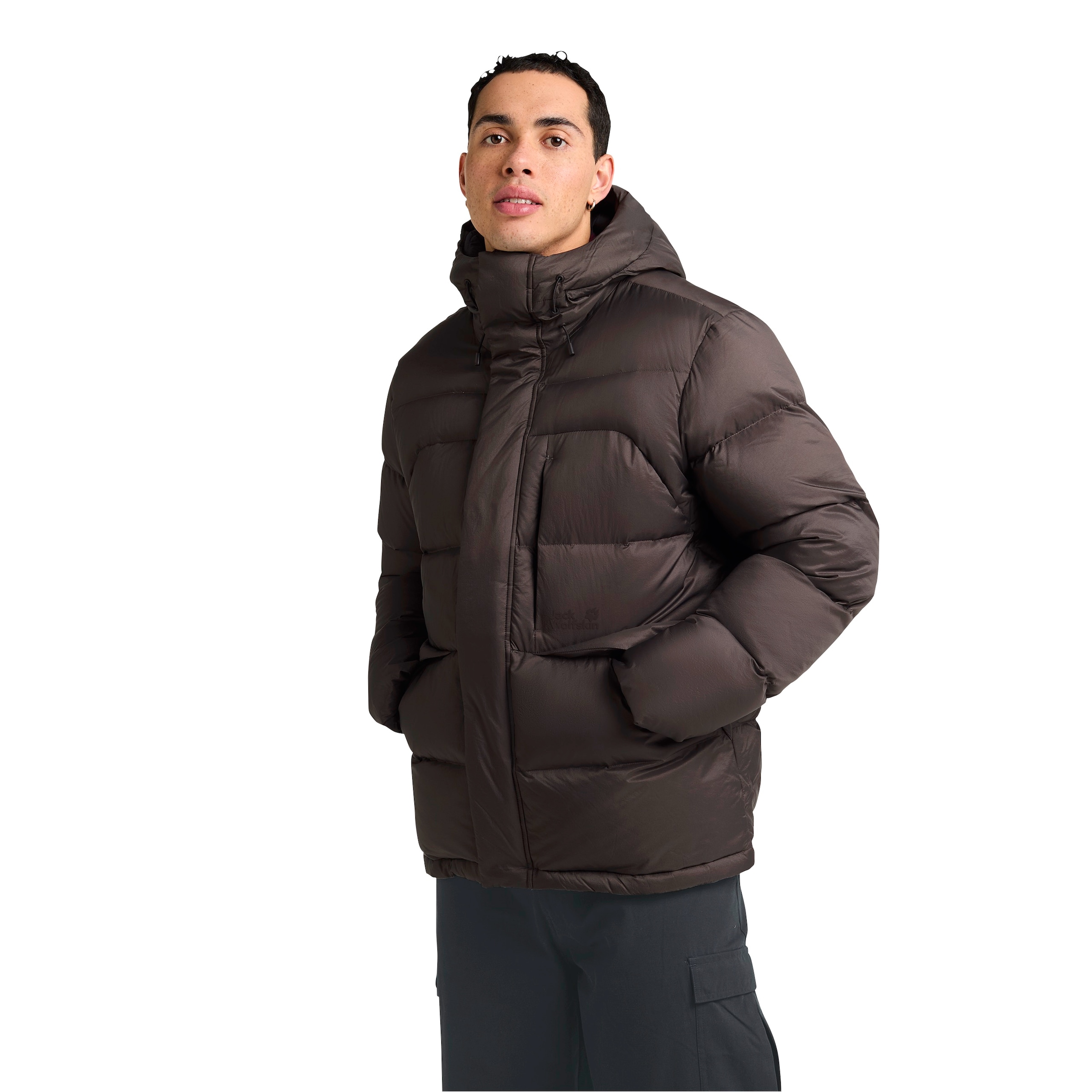 Jack Wolfskin Daunenjacke »ICY HILL JKT M RDS« mit Kapuze Wärmend, winddicht, Daunenjacke