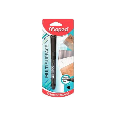 Maped Marker'Peps Custom - Marqueur permanent - noir - 1 mm - fin