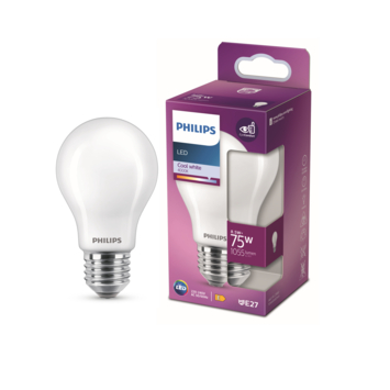 Philips LED peer E27 75W wit mat niet dimbaar