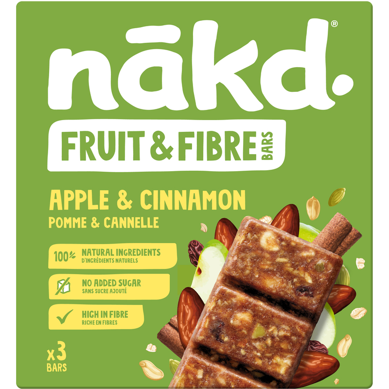 nakd Riegel Apple-Cinnamon, 44 g, 3 Stück
