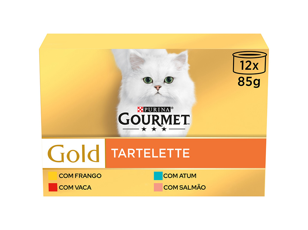 COMIDA HÚMIDA GATO GOURMET GOLD TARTELETTE 12X85G