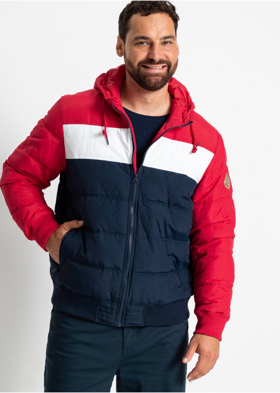Veste d'hiver matelassée à capuche