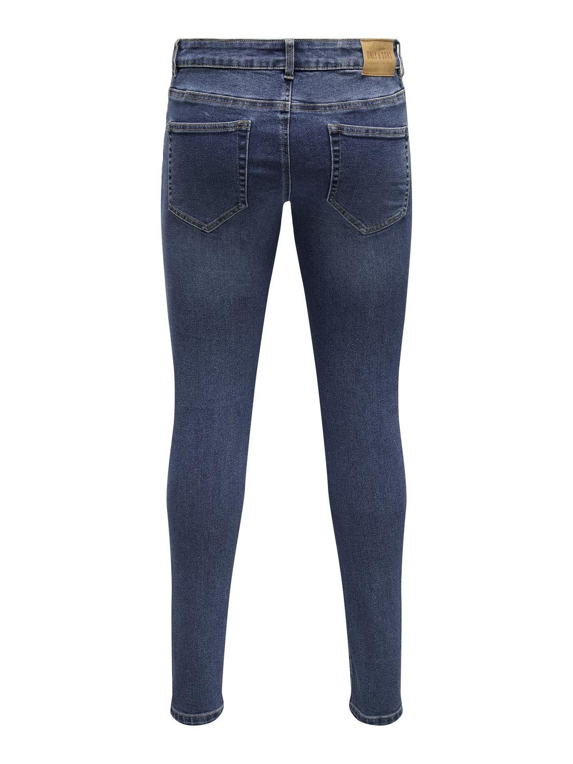 ONSWARP Mittlere Taille Skinny Fit Jeans Medium Blue Denim