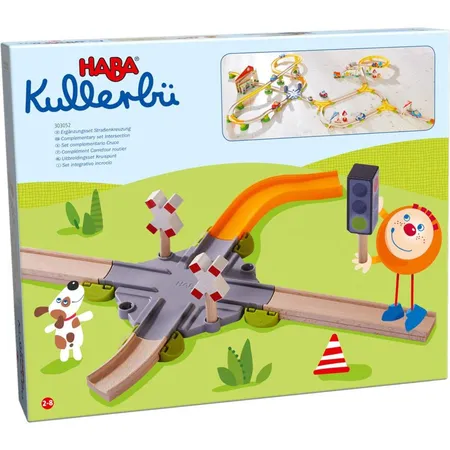 HABA 303052 Kullerbü Ergänzungsset Straßenkreuzung