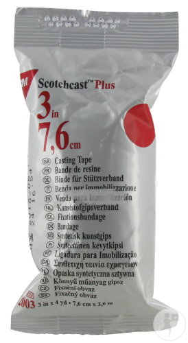 3M Scotchcast Plus Bande De Résine Rouge 7,5cm x 3,6m Pièce 1 (82003R)