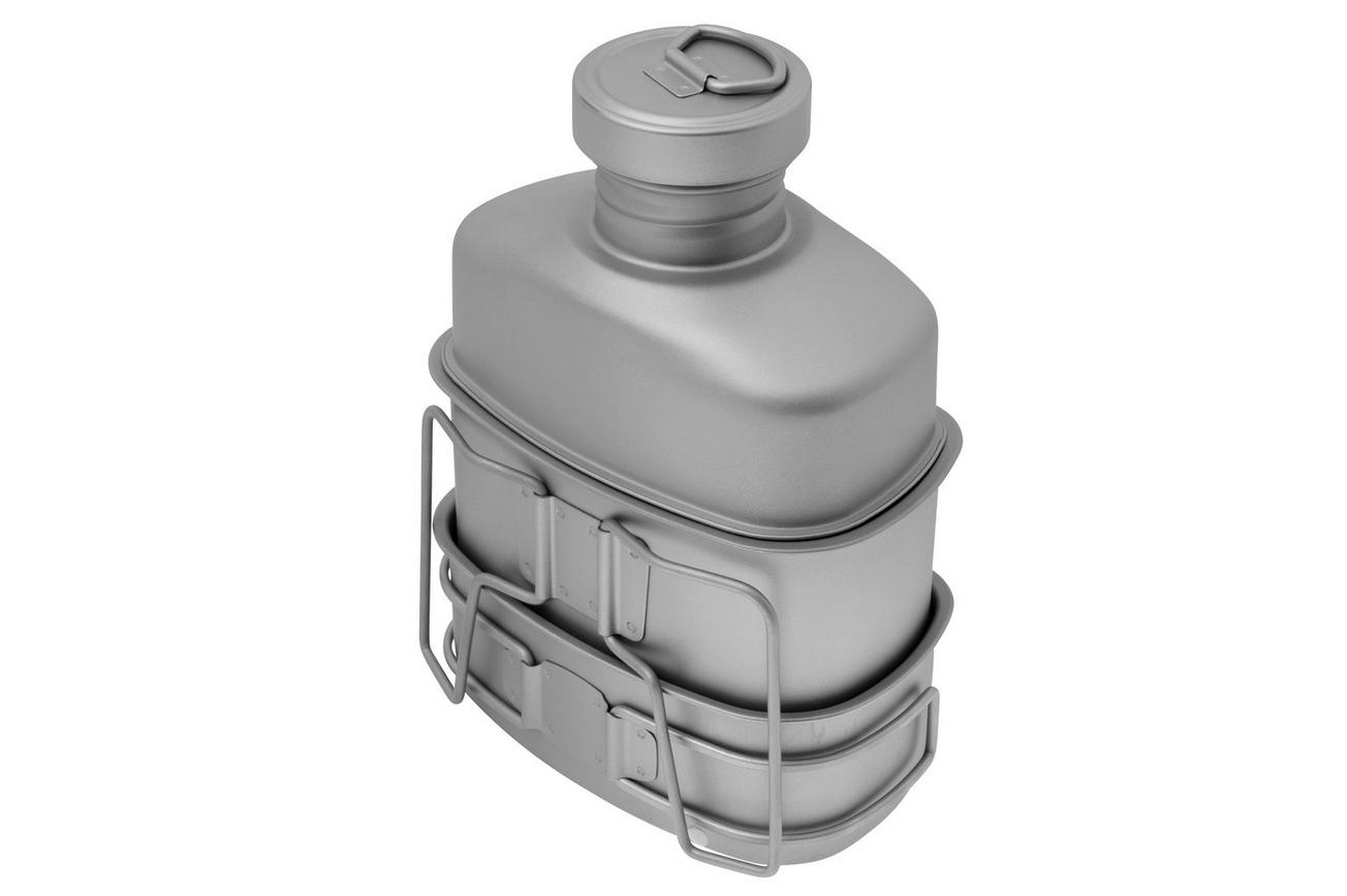 Pathfinder PTH206 Titanium Canteen Cooking Kit, veldfles kookset
