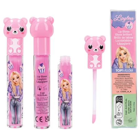 Depesche TOPModel Lipgloss Figürlich BEAUTY and ME, 1 Stück, 3-Fach sortiert
