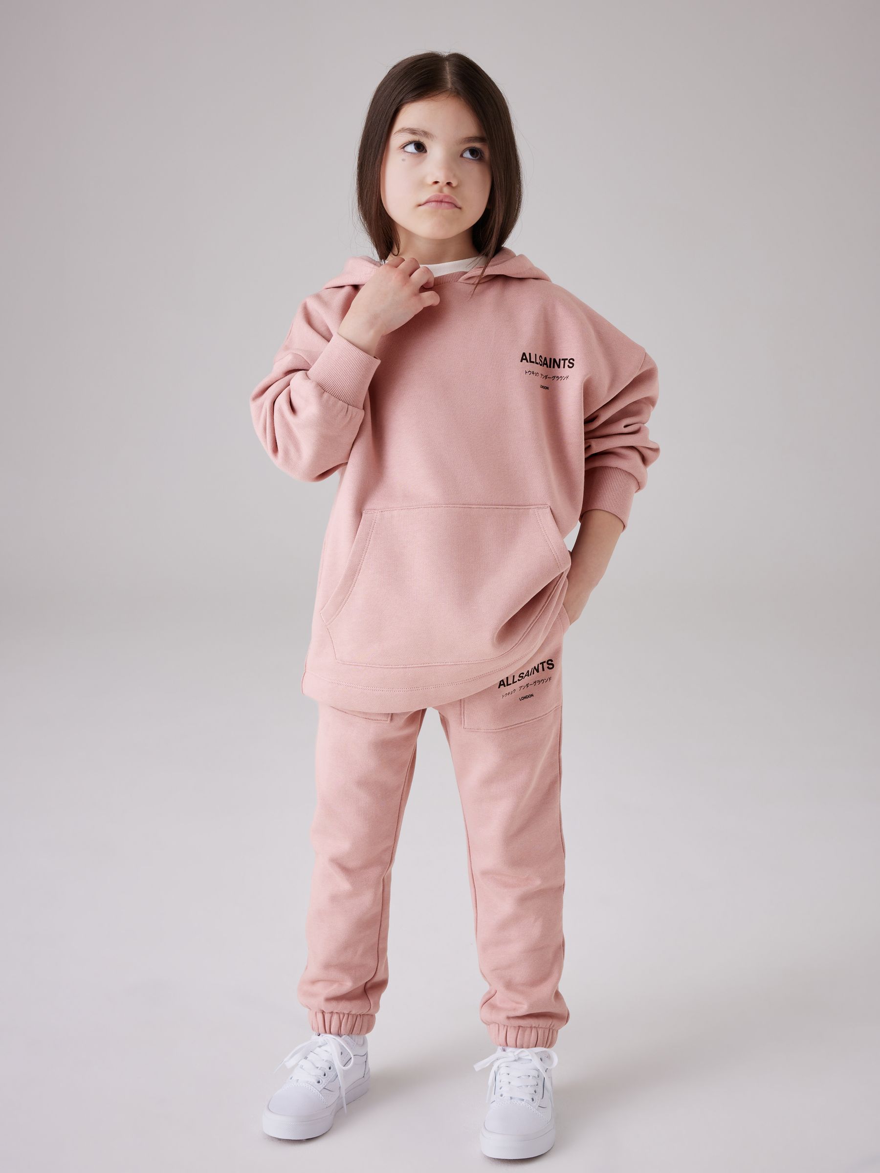 smALLSAINTS Underground joggingbroek van 100% katoen met omslag voor meisjes