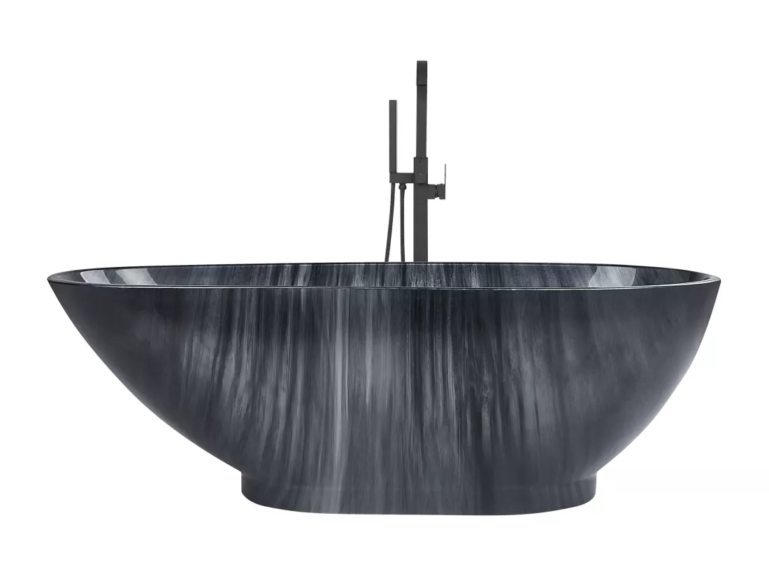 Baignoire îlot noire 170 x 80 cm RIOJA