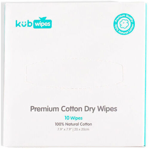 Kubwipes - Minibox Wipes De Algodón 100% Natural