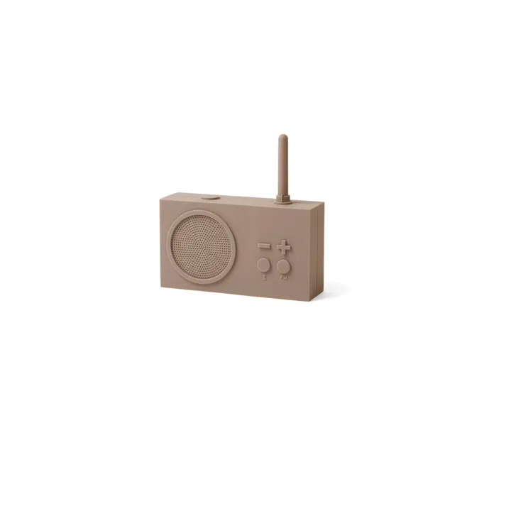 Lexon Radio bluetooth étanche Tykho 3  | Taupe
