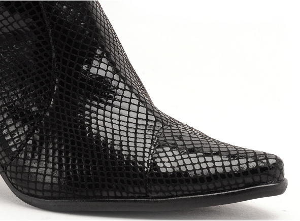 Dorking boots bottine talons femme d6034sup noir