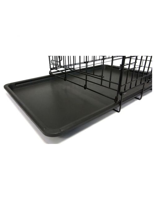 Adori Premium Bench 2-Deurs Zwart - Hondenbench