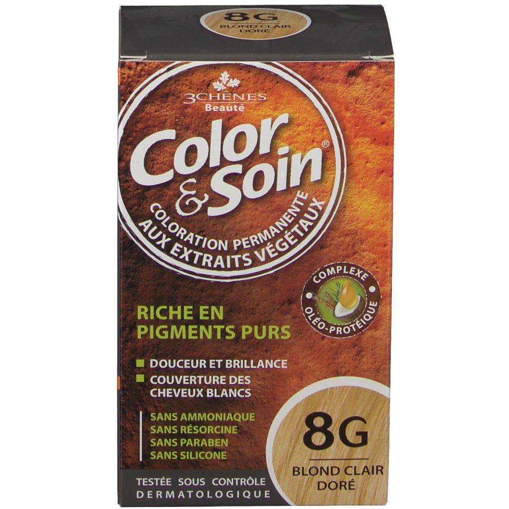 Les 3 Chênes Color & Soin Coloration 8G hellgoldblond