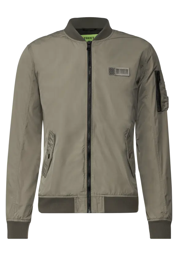 Blouson mit Strickbündchen - herb green