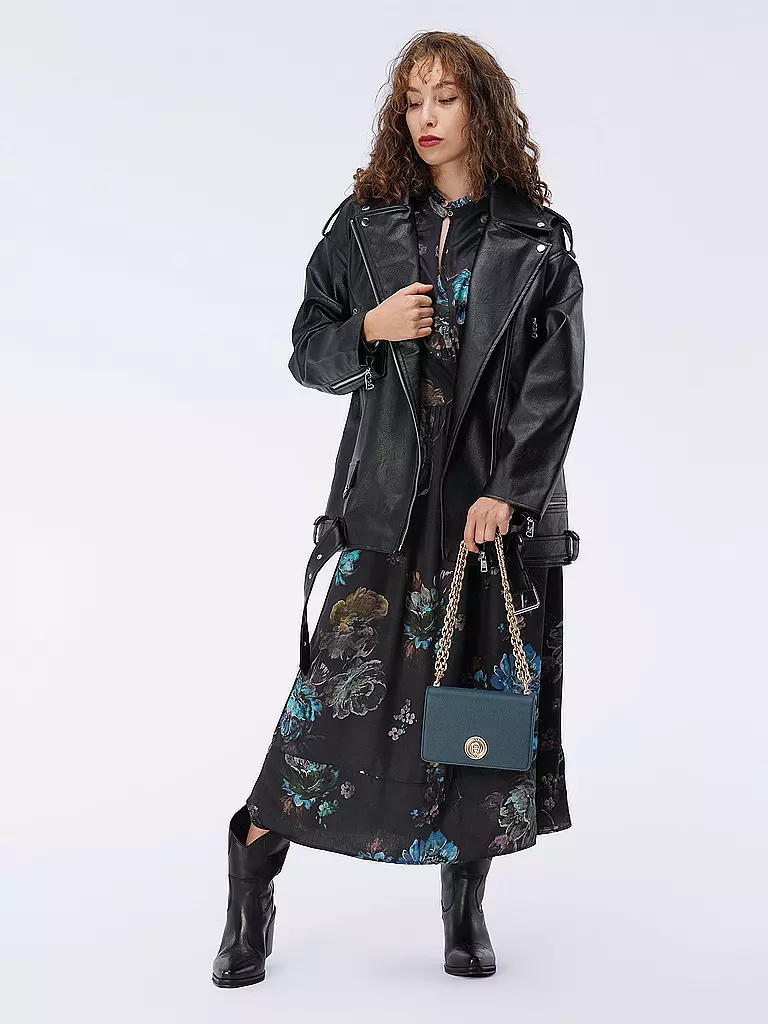 REPLAY Midikleid  schwarz