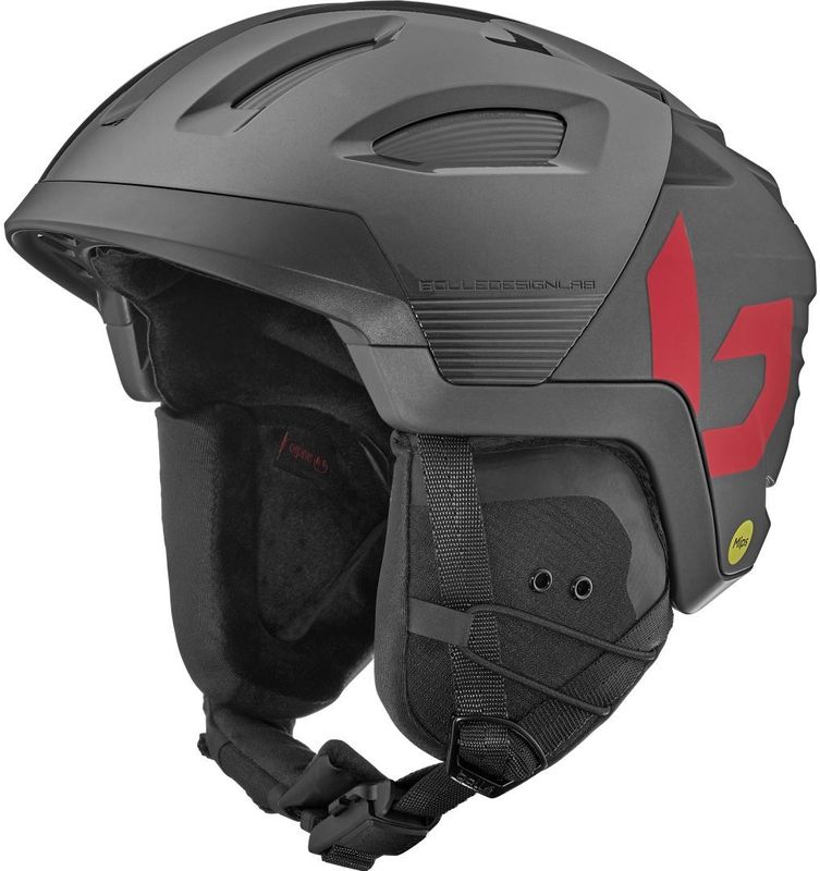 Bollé - Ryft Mips Titanium Red Matte - Skihelm - Grijs - Maat 59-62 cm