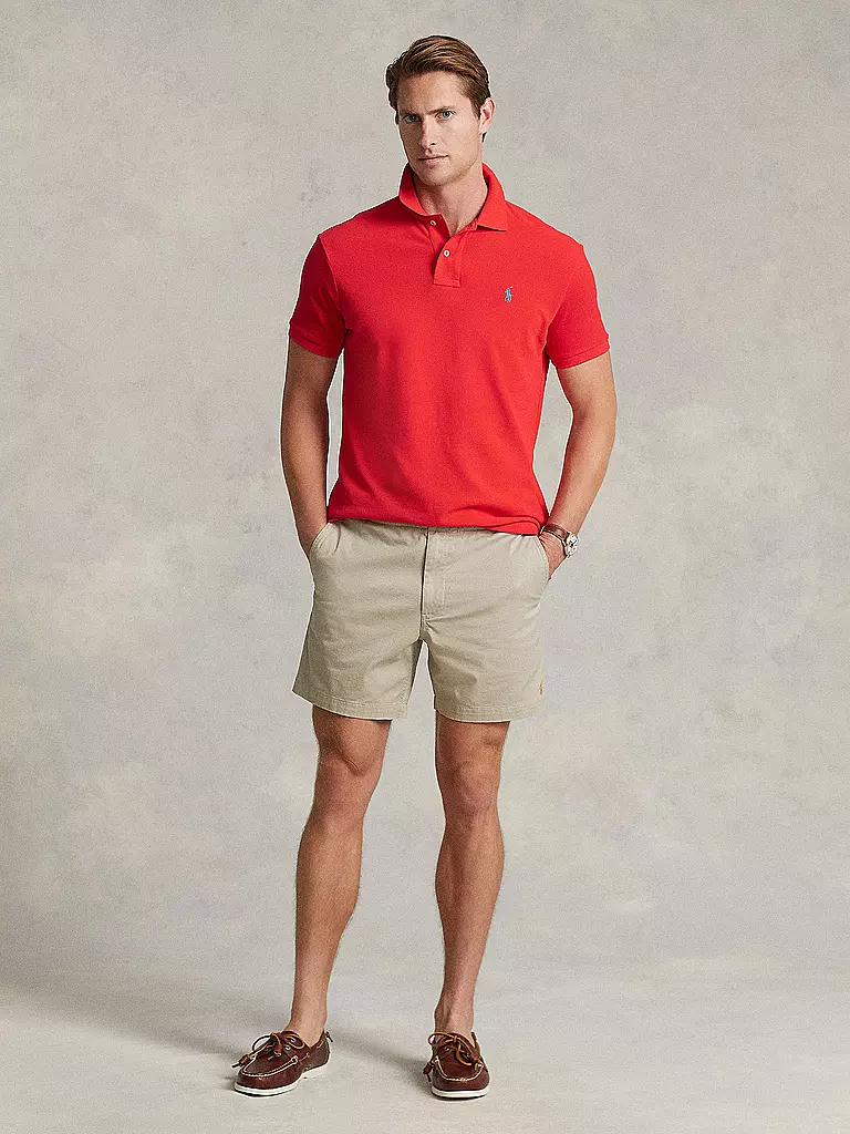 POLO RALPH LAUREN Poloshirt Custom Slim Fit rot