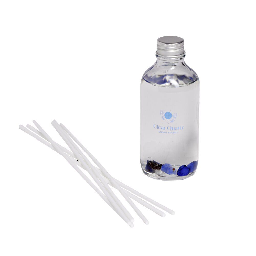 Diffuseur senteur avec pierres semi précieuses et 6 bâtonnets - 4 modèles