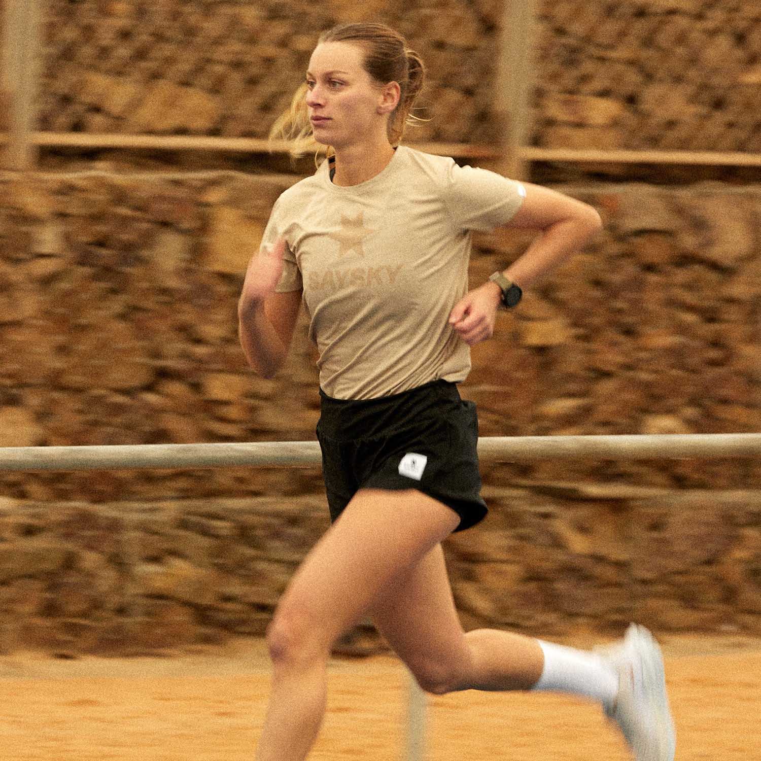 2 in 1 Pace Shorts 3'' Dame 901/Black