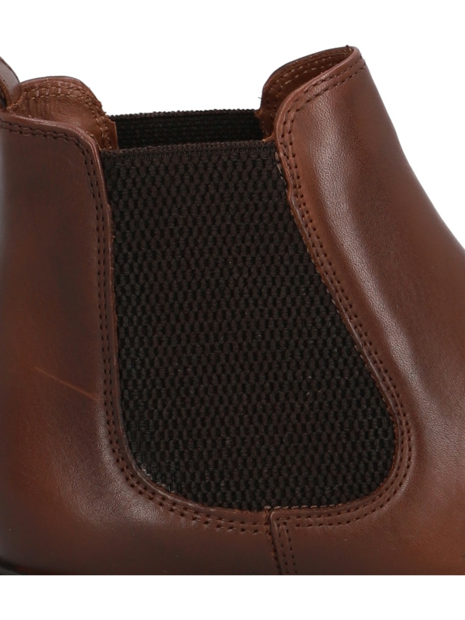 Glattleder Chelsea Boot