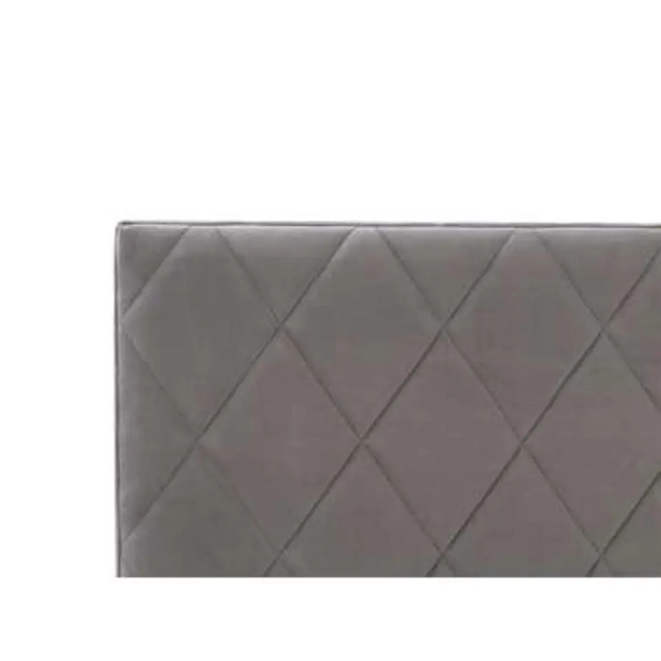 ROCHEFORT - Bed met opbergruimte - Grijs - 160 x 200 cm - Fluweel