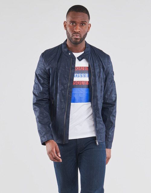 Guess - STRETCH BIKER - Marine Camo