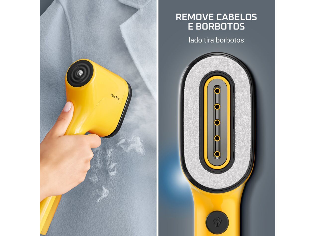 ESCOVA A VAPOR VIAGEM ROWENTA DR2026D1 PURE POP AMARELO