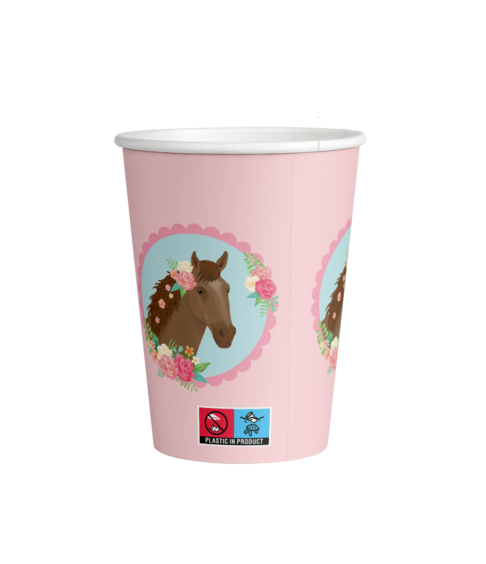 Paard Bekers 9cm 8st