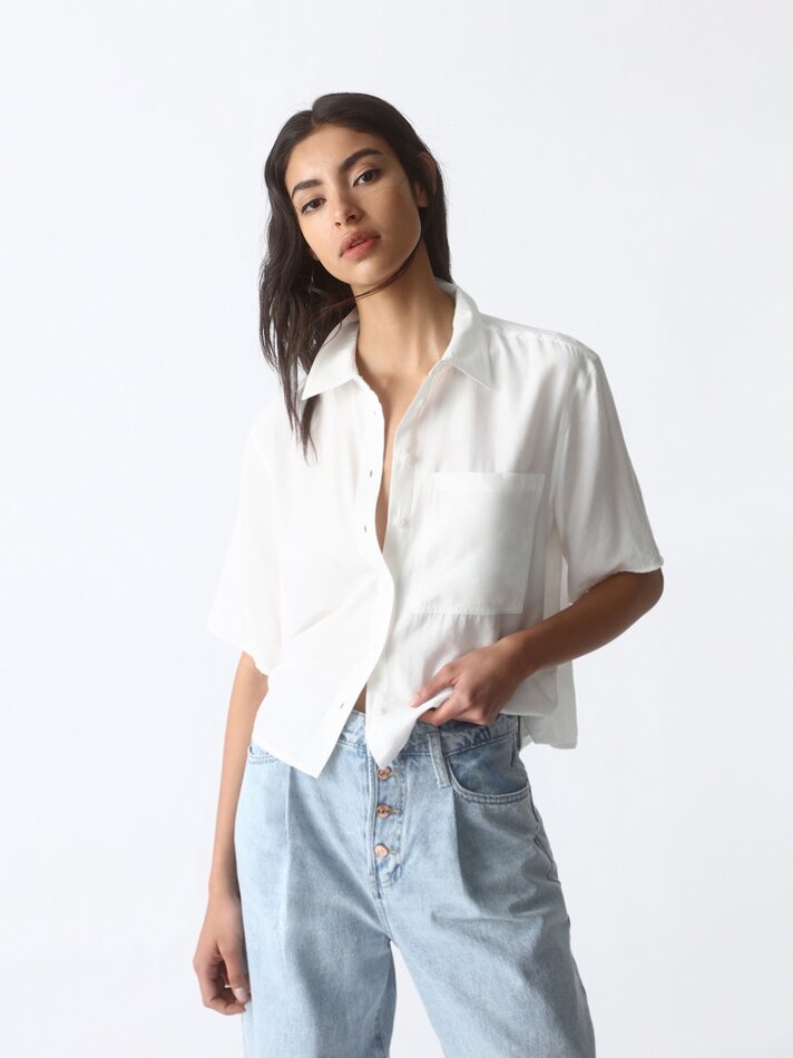 Calça jeans comprida - Azul claro