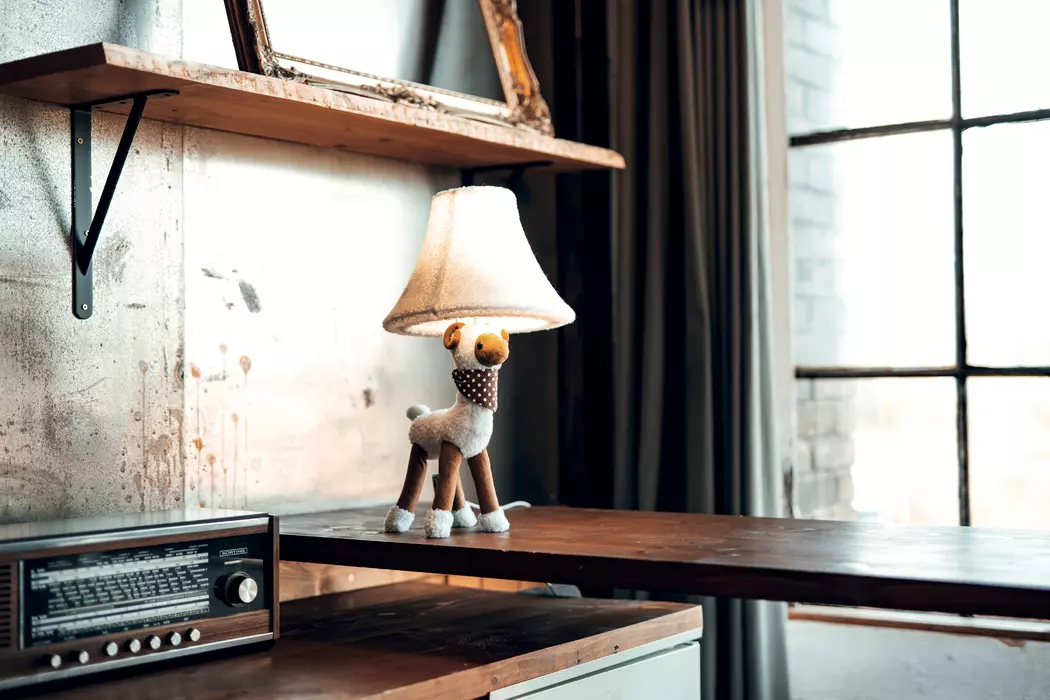 LED-Tischleuchte Wolle das Schaf
