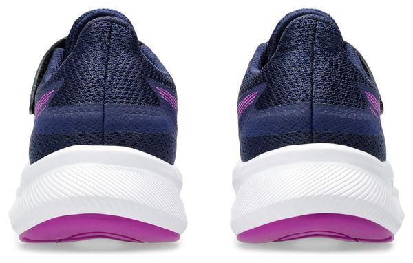 Chaussures Running Asics Patriot 13 PS Bleu/Rose Enfant