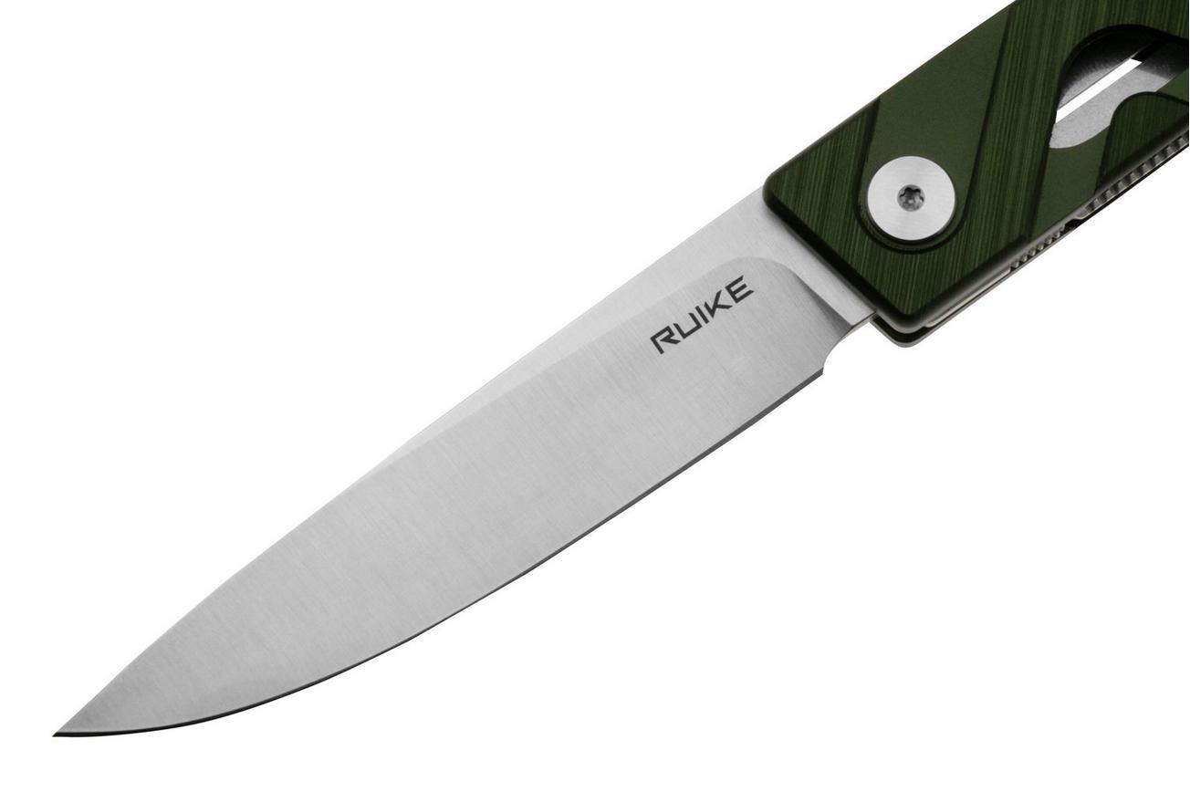 Ruike P878-AG 14C28N, Green Aluminium, zakmes