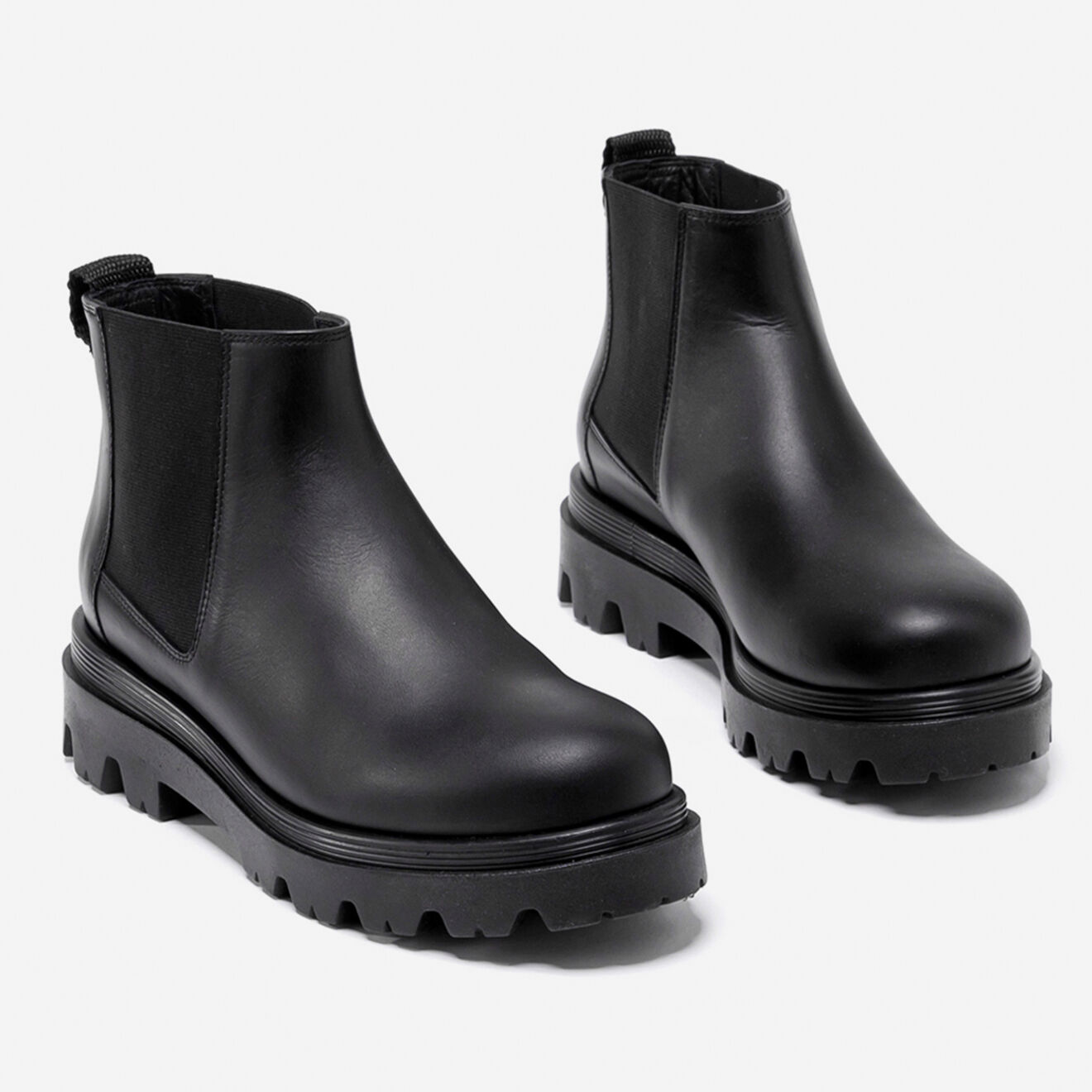 Flattered Chelsea boots en Cuir Lova noires