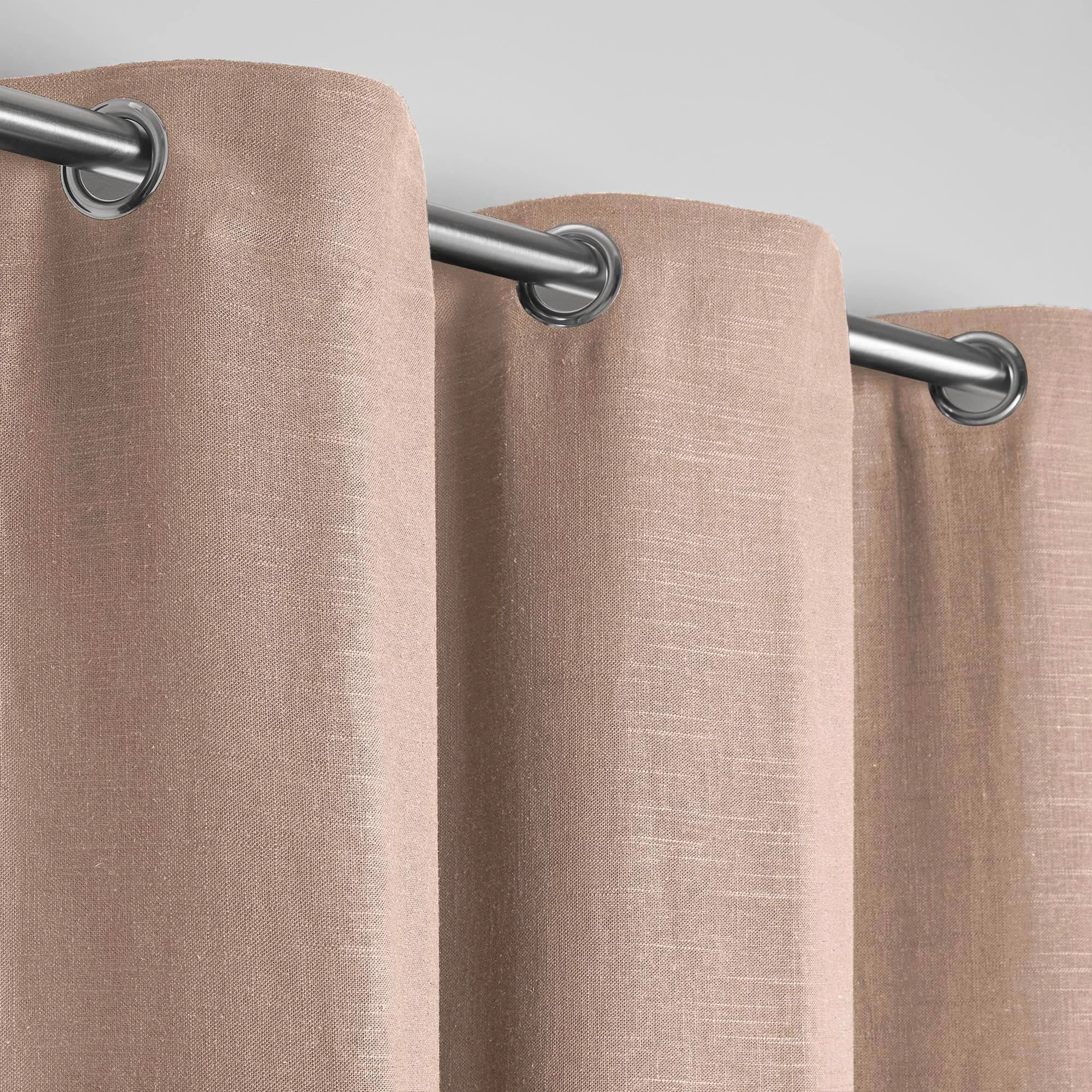BELLAVISTA - Rideau oeillets doublé occultant | Beige