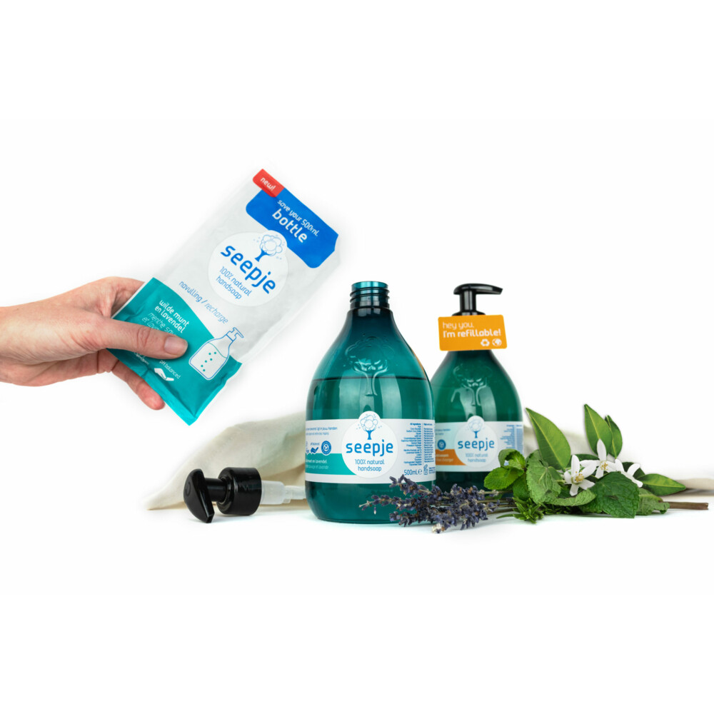 Seepje Handzeep Wilde Munt en Lavendel500 ml