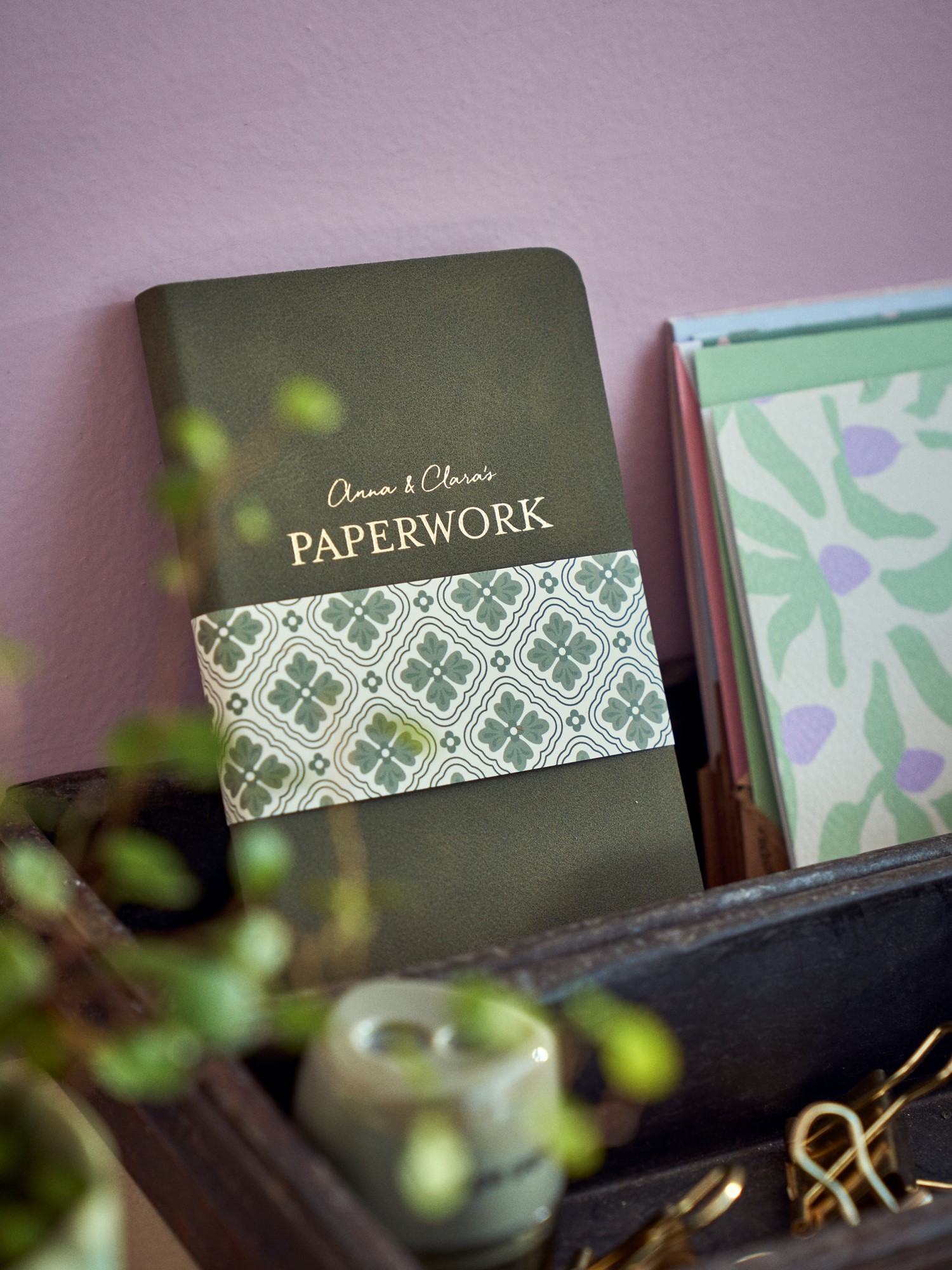 Notesbog med linjeret papir 8 x 14,8 | PU/papir. Softcover. 8 x 14,8 cm. 128 sider.