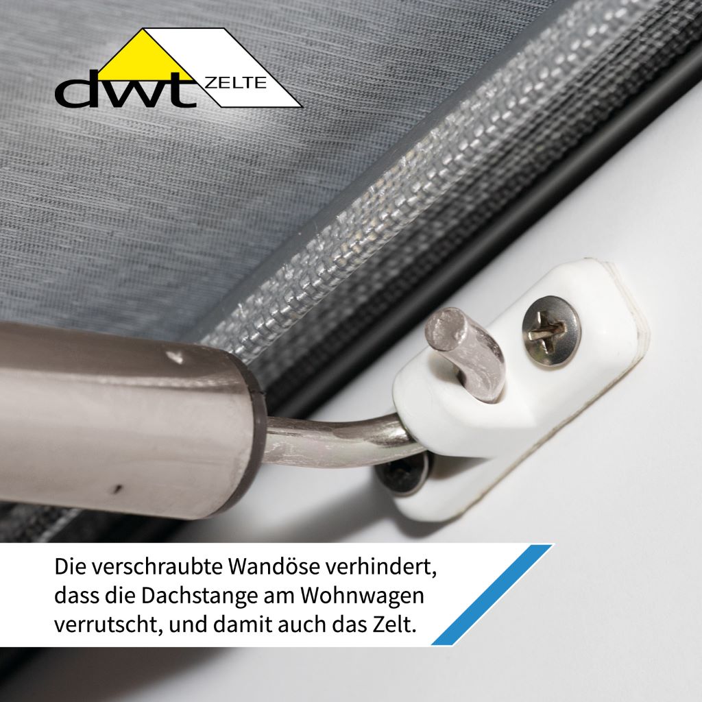 DWT Cortina III 400 x 210 cm caravan wintertent - Grey