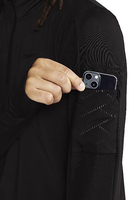 CRAFT - T-SHIRT ML DEMI ZIP ADV SUB Z LS 2 M