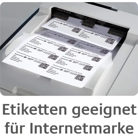 Avery Zweckform L7560-25 Adress-Etiketten,A4 63,5 x 38,1 mm, 25 Bogen/525 Etiketten, transparent