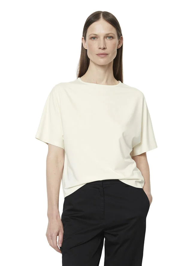 Marc O’Polo T-shirt, cut on sleeve Off white