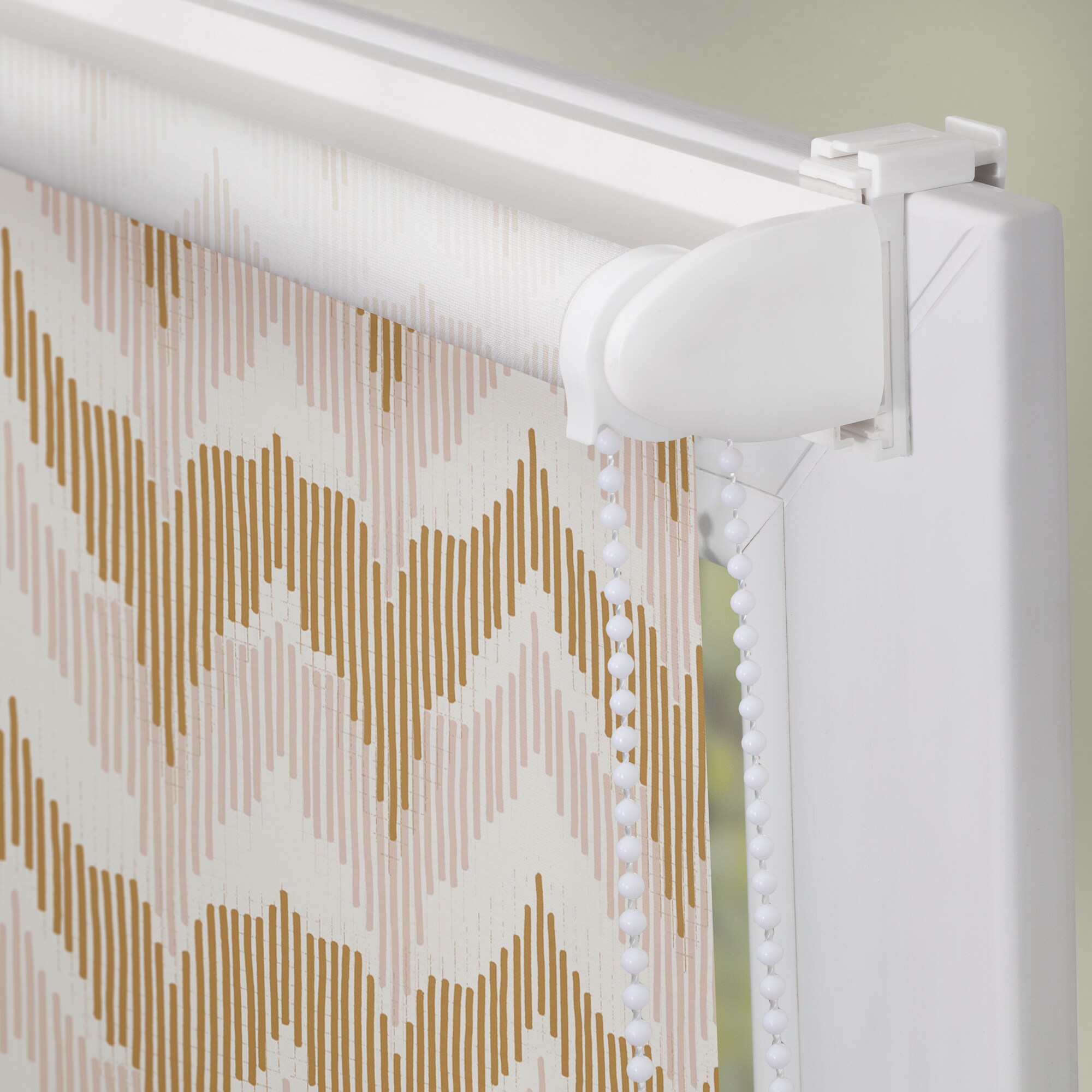 Lichtblick Rollo Klemmfix, ohne Bohren, Verdunkelung, Boho Zig Zag - Gelb