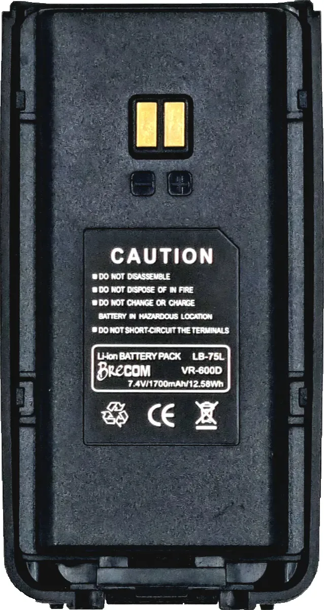 Brecom Batteri for Brecom VR-600 D 1700mAH