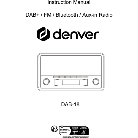 Denver DAB-18 DAB+/FM radio