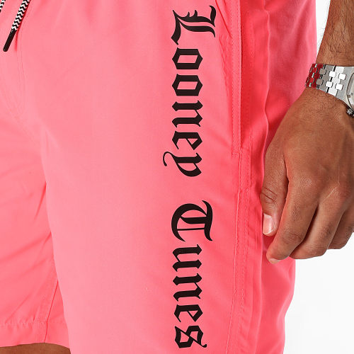 Short De Bain Gothique Rose Fluo